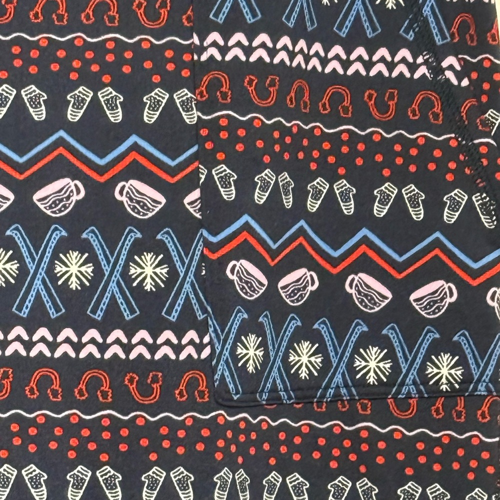 Aerie Chill Play Move High Waisted Fair Isle Winter Jogger Leggings Size XXL - Picture 4 of 7